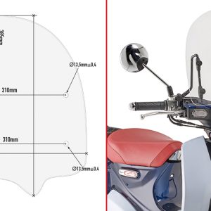 GIVI 1168A HONDA SUPER CUB C125 (18-25) RÜZGAR SİPERLİK