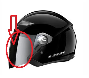 LS2 TRACK KASK CAMI SİYAH