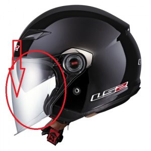 LS2 TRACK KASK CAMI BEYAZ