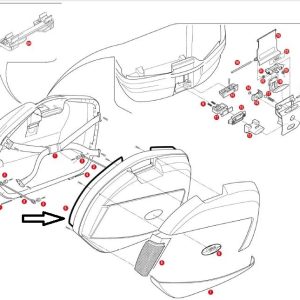 GIVI Z769 ÇANTA KAPAK CONTASI V46-V35