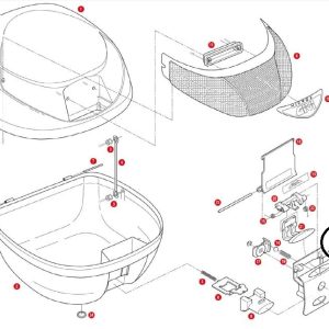 GIVI Z637R ÇANTA PİMİ 75MM V46-V35- E470-E450-E370-E350-E340-E260