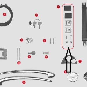 GIVI Z606 ÇANTA TUTMA SABİTLEYİCİ E21