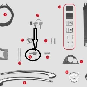 GIVI Z388 ÇANTA TABLA DÜĞMESİ E21