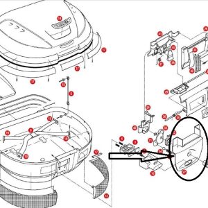 GIVI Z368N ÇANTA KİLİT MEKANİZMA KAPAK ALT E52