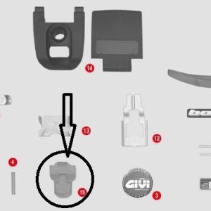 GIVI Z315 ÇANTA TABLA DÜĞMESİ E300-E30-E280-E33