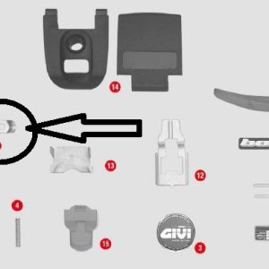 GIVI Z243 ÇANTA İÇ KİLİT TUTUCU E300-E30-E33-E280