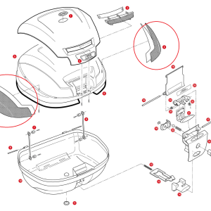 GIVI Z1394 ÇANTA REFLEKTÖRÜ SET E470
