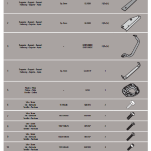 GIVI SR3105M SUZUKI DL 1000 V-STROM (14-16) ARKA ÇANTA TAŞIYICI