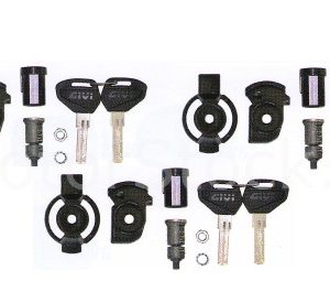 GIVI SL103 ÇANTA GÜVENLİKLİ ANAHTAR SETİ 3LÜ