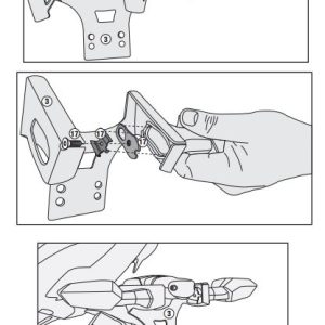 KAPPA KLX4114 KAWASAKI VERSYS 650 (15-22) YAN ÇANTA TAŞIYICI