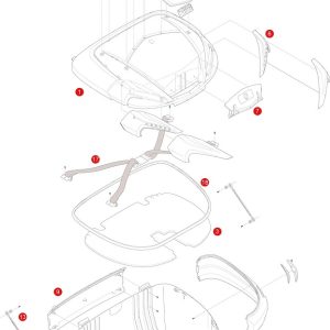 GIVI Z564A900R ÇANTA GRİ ÇITA V56