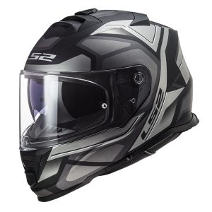 LS2 STORM 2 FASTER MAT TITANIUM KASK