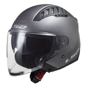 LS2 COPTER 2 MAT TITANIUM KASK