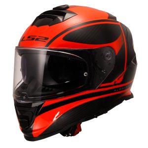 LS2 STORM 2 DODGER MAT SİYAH-NEON TURUNCU KASK