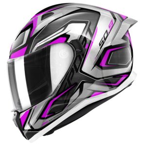 GIVI 50.9 ATOMIC LADY TITANIUM-GRİ-PEMBE KASK