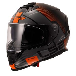 LS2 STORM 2 EPIC SİYAH-TURUNCU KASK
