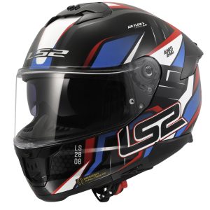 LS2 STREAM 2 TINUX SİYAH-KIRMIZI KASK