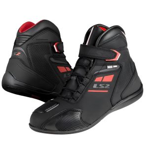 LS2 GARRA WP BOT SİYAH-KIRMIZI