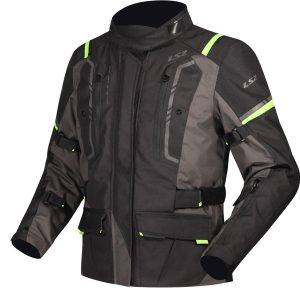 LS2 NARVIK KADIN MONT GRİ-SİYAH-NEON SARI