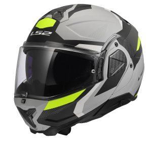 LS2 ADVANT 2 TRIPLE MAT GRİ- SİYAH-NEON SARI KASK