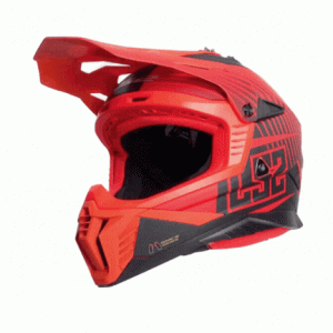 LS2 FAST 2 DUCK TURUNCU-KIRMIZI KASK