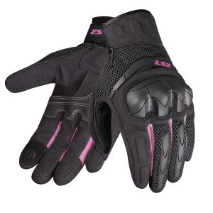 LS2 KUBRA KADIN ELDİVEN SİYAH-MOR