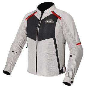 LS2 BREEZE KADIN MONT GRİ-SİYAH-KIRMIZI