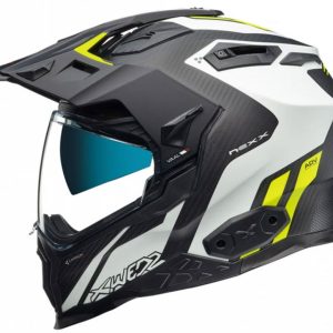 NEXX X.WED 2 VAAL MAT BEYAZ-NEON SARI KASK