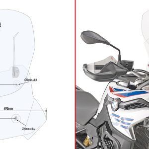 GIVI AF5127B BMW F 750 GS (18-23) - F 800 GS (24-25) - F 850 GS (18-23) RÜZGAR SİPERLİK
