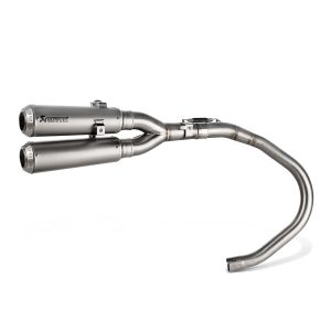 AKRAPOVIC S-H125SO5-FFT HONDA MONKEY (19-26) SLIP-ON LINE (TITANIUM) EGZOZ