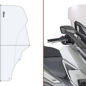 GIVI D1187ST HONDA FORZA 250 (21-25) RÜZGAR SİPERLİK