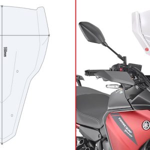 GIVI D2148ST YAMAHA TRACER 700 (20-24) RÜZGAR SİPERLİK