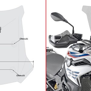 GIVI D5127S BMW F 750 GS (18-23) - F 800 (24-25) - F 850 GS (18-23) RÜZGAR SİPERLİK