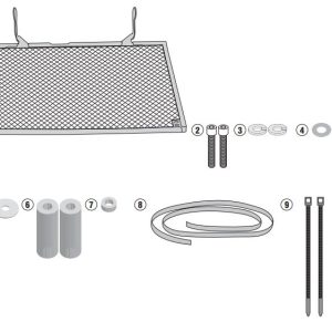KAPPA KPR2132 YAMAHA MT-09 (17-20) -TRACER 900 (15-17) RADYATÖR KORUMA