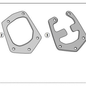 KAPPA ES2145K YAMAHA TENERE 700 (19-24) - TENERE 700 WORLD RAID (22-25) YAN AYAK DESTEK KİT
