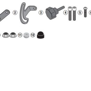 GIVI D5131KIT BMW R 1250 GS (19-23) - R 1250 GS ADVENTURE (19-24) RÜZGAR SİPERLİK BAĞLANTISI