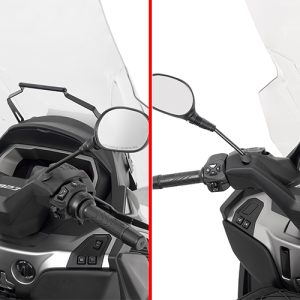 GIVI FB5619 PIAGGIO MP3 HPE 400-400 SPORT - 530 EXCLUSIVE (22-24) ÖN CAM ARKASI AKSESUAR TUTACAGI