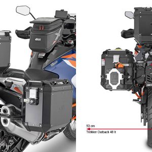 GIVI PLO7713CAM KTM 1290 SUPER ADVENTURE R-S (21-25) YAN ÇANTA TAŞIYICI