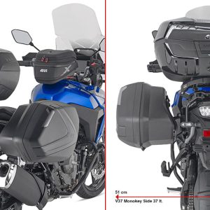 GIVI PLX3125 SUZUKI V-STROM 800 DE/SE (23-25) YAN ÇANTA TAŞIYICI