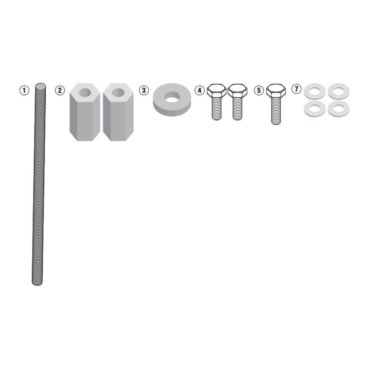 GIVI TN5108KIT BMW R 1200 GS-R-RS (13-18) KORUMA DEMIRI BAGLANTISI