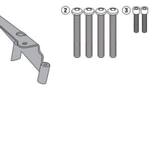 KAPPA KR1190 HONDA PCX 125 (10-25) - PCX 150 (18) ARKA ÇANTA TAŞIYICI