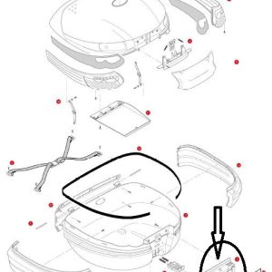 KAPPA ZK398NMR ÇANTA KILIT MEKANIZMASI K56
