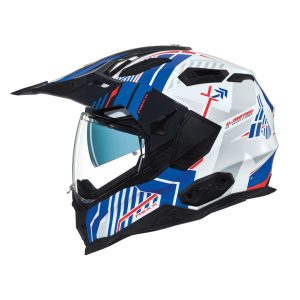 NEXX X.WED 2 WILD COUNTRY BEYAZ-MAVİ KASK