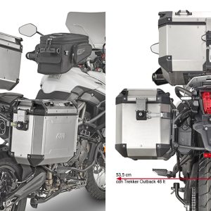 GIVI PL6413CAM TRIUMPH TIGER 800 XC - 800 XR (18-20) YAN ÇANTA TAŞIYICI