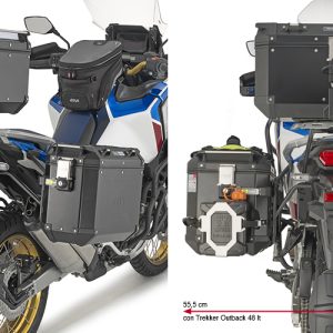 GIVI PLO1178CAM HONDA CRF1100L AFRICA TWIN (20-25)-AFRICA TWIN ADV.SPORTS (20-25) YAN ÇANTA TAŞIYICI