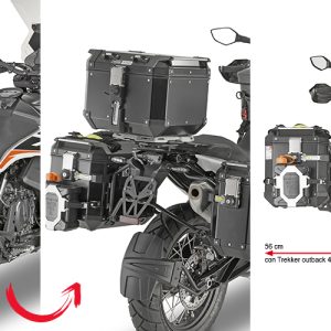 GIVI PLOR7710CAM KTM 790 ADVENTURE (19-20) - ADVENTURE R (19-20) - 890ADV.(21-22) YAN ÇANTA TAŞIYICI