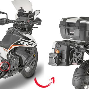GIVI PLOR7710MK KTM 790 ADVENTURE (19-20) - ADVENTURE R (19-20) - 890 ADV.(21-22) YAN ÇANTA TAŞIYICI