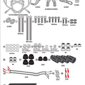 GIVI PLO1201CAM HONDA XL 750 TRANSALP (23-25) YAN ÇANTA TAŞIYICI