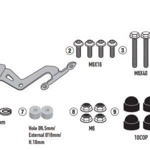 GIVI A2151A YAMAHA MT-25 (20-24) RÜZGAR SİPERLİK BAĞLANTISI