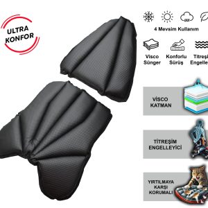 VEXO HAVA DESTEKLİ MOTOSİKLET-SCOOTER KONFOR SELE MİNDERİ TK (UNIVERSAL)